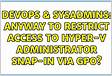 Any way to restrict access to Hyper-V Administrator snap-in via GP